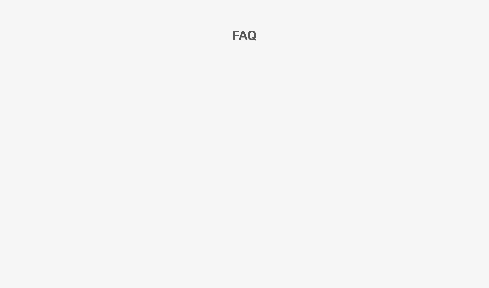 FAQ