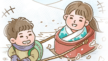 [밀알툰 58화] 빨간 썰매